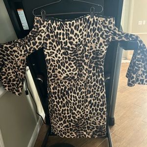 Leopard print dress. Worn once